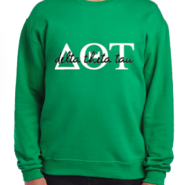 Green Crewneck Sweatshirt-Unisex Fit