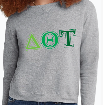 Grey Women's Fit Crewneck Sweatshirt