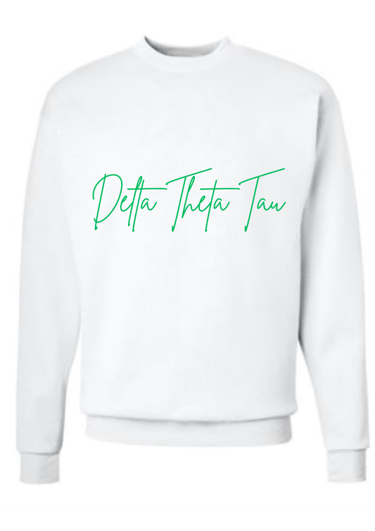 White Crewneck Sweatshirt